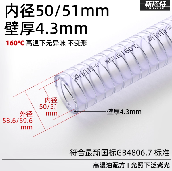 新佰特 PVC水管钢丝软管