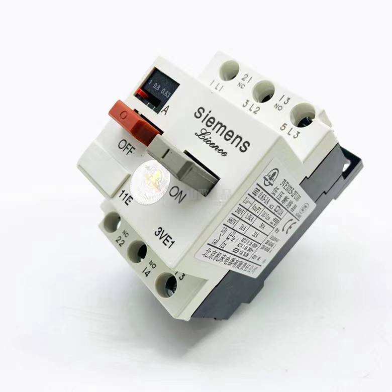 Siemens 低压断路器 3VE1015-2HU00 0.63-1