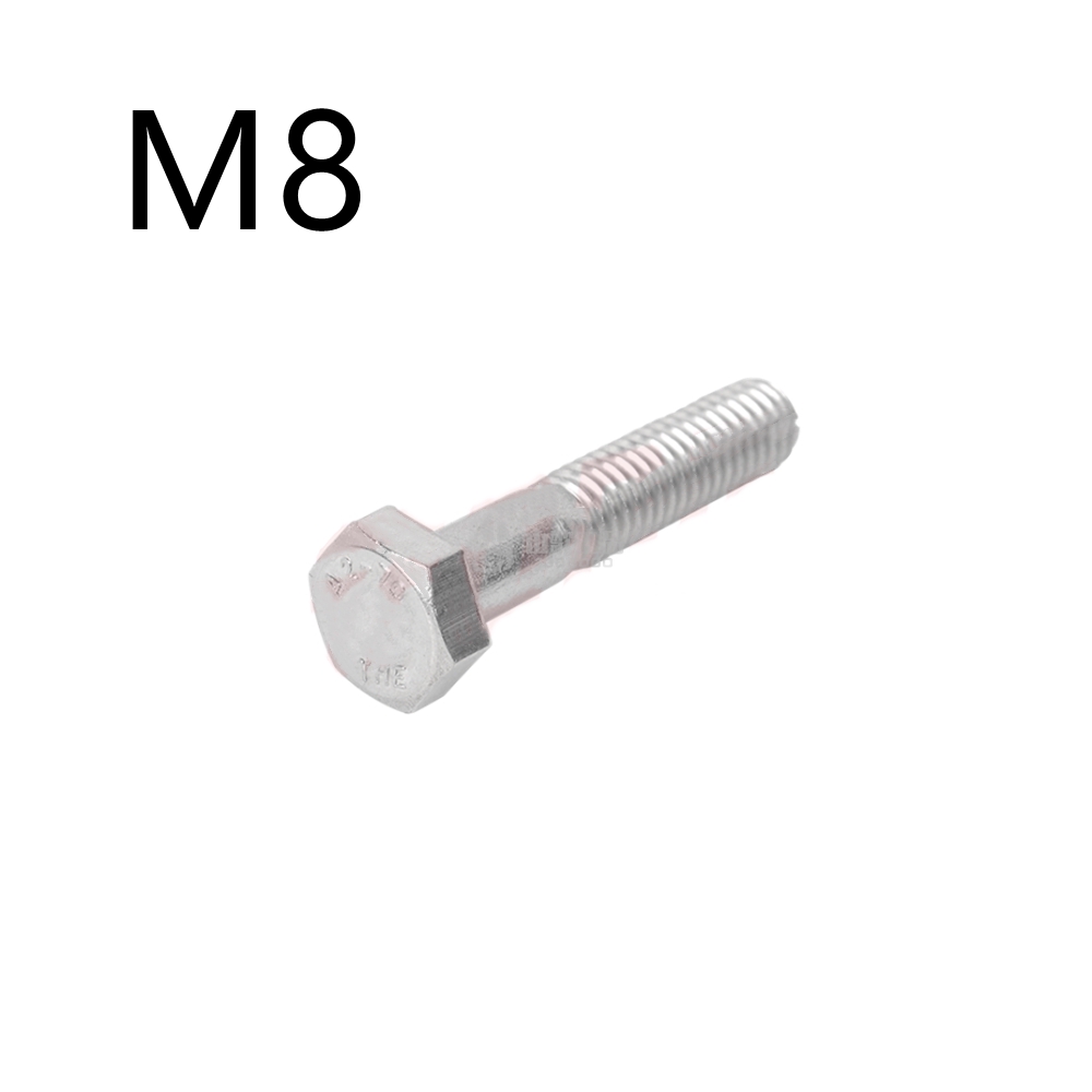 东明 304不锈钢 DIN931半牙 外六角螺栓 M8系列