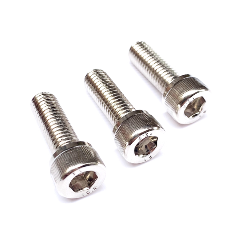 匠手 12.9级 DIN912内六角圆柱头螺钉（滚花）M5*20 镀镍