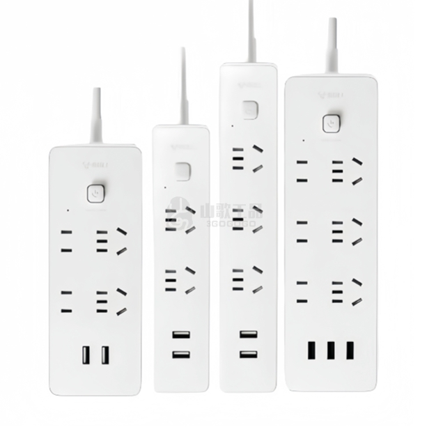 公牛 小白USB单开关有线插座 GNV-UUD122/UUB126 USB插座系列接线板插线板插板