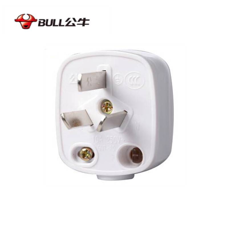 公牛 单相三极可拆插头 GNT-10/16 特殊系列三脚插头