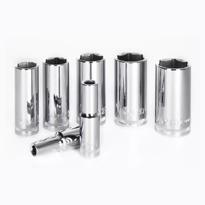 得力工具 6.3mm（1/4）系列六角长套筒(新VT) 