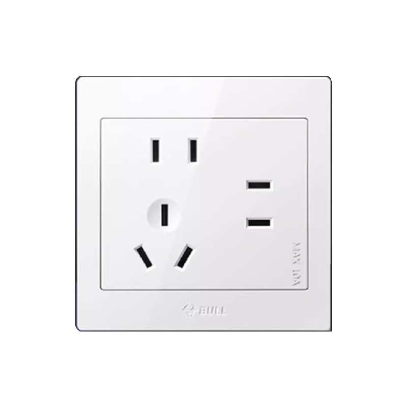 公牛 G33Z323二位二极+三极连体插座 开关插座空调插座双控开关白色