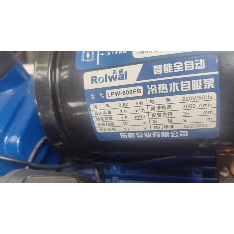 乐威 全自动冷热水自吸泵LPW