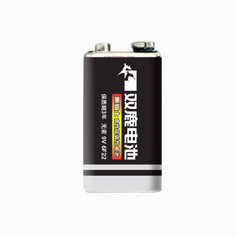 双鹿 碳性9V 方块电池6f22