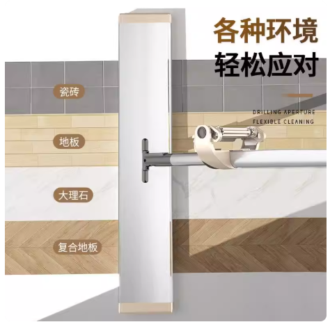 爱格 平拖把 61mm拖把＋4块布 铝板