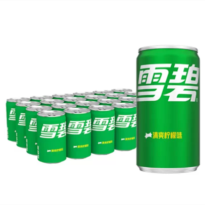 雪碧  汽水 330ml*24罐 整箱 碳酸饮料易拉罐听装