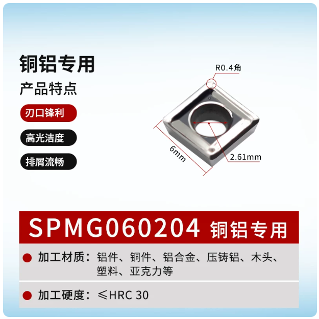 山歌 铝用U钻刀片
