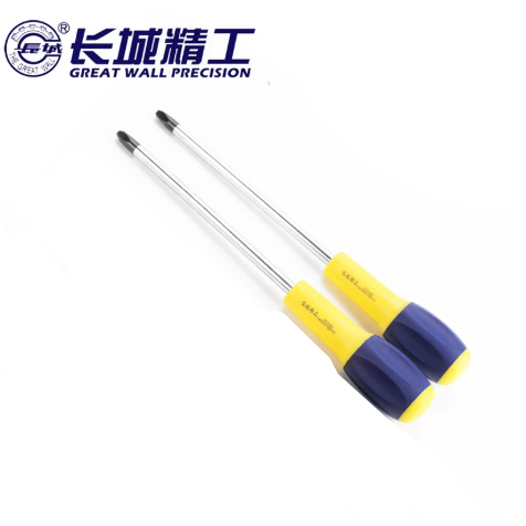 长城精工  Cr-V双色橡塑柄增强型旋具十字