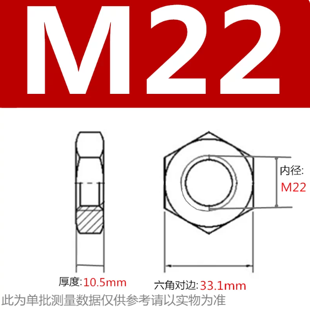 山歌 GB6172 8.8级镀锌碳钢 六角螺母