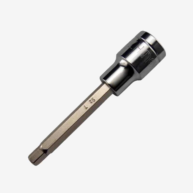 得力工具 12.5mm系列100mm长六角旋具套筒